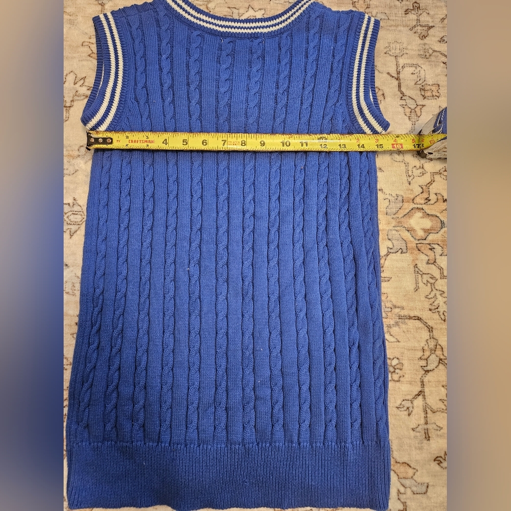 University Of Kentucky Uk Womens XL Knit Cotton Vest Academia Preppy School - Picture 6 of 7